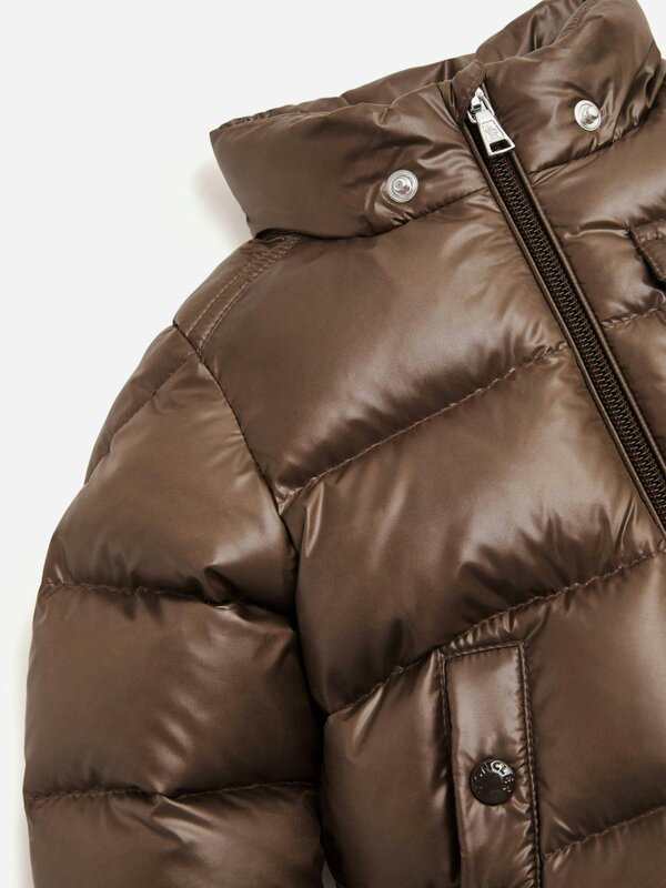Moncler Enfant Baby Boys Down Padded K2F Jacket in Brown