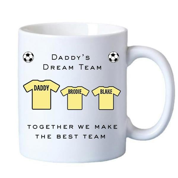 Aye Do Gifts Daddy's Team Football Mug Gift | Dad Father's Day Gift