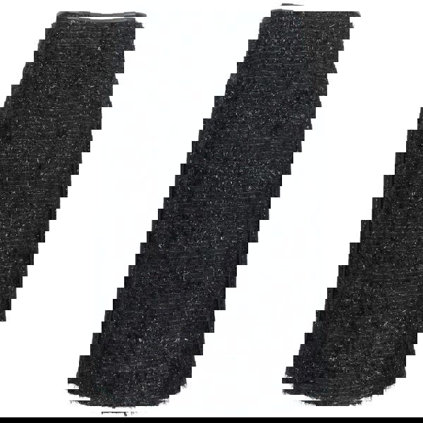 Erdem tweed skirt in black and shimmering onyx black