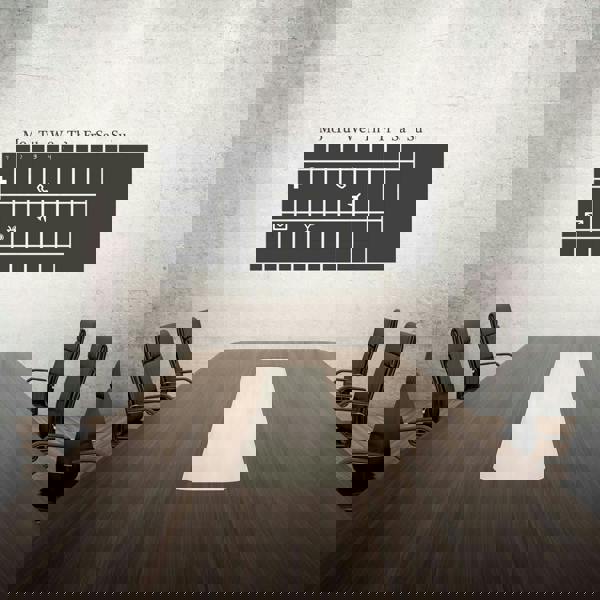 WSB9044 - Chalkboard Calendar Black