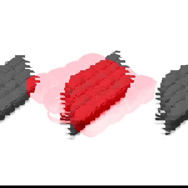 Snug City Quilted 9 Button Seat Pad Cushion Booster 100% Cotton Cover 45cm Square