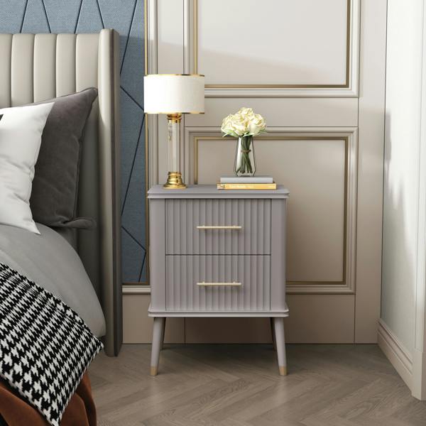 Cabinet Bits Cozzano 2 Drawer  Bedside Table