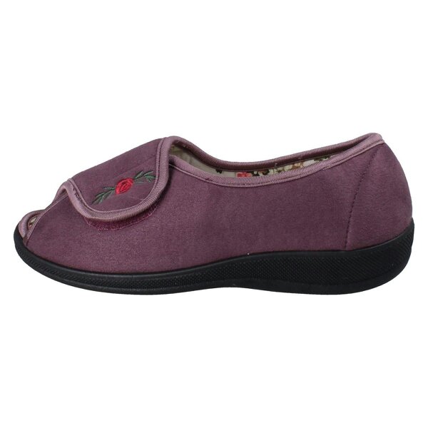 Jo & Joe Ladies Jo & Joe Hook And Loop Open Toe Slippers Martha