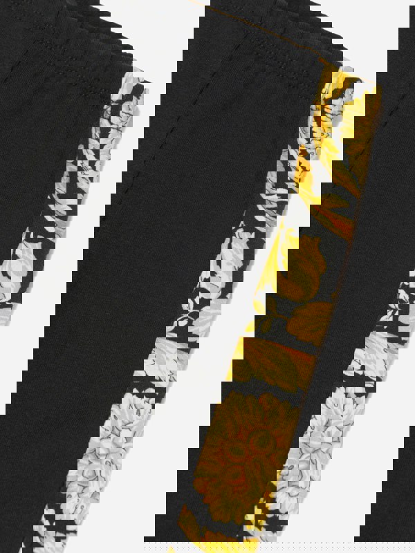 Versace Baby Girls Barocco Leggings in Black