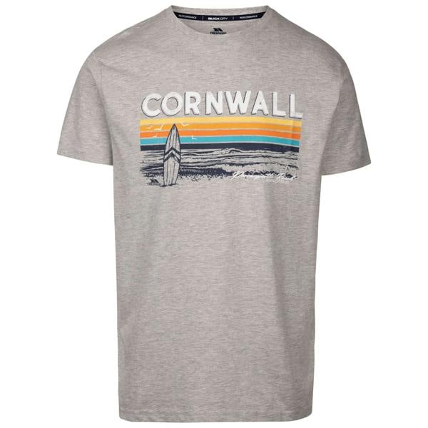 Trespass Mens Akkul T-Shirt - Grey Marl - 