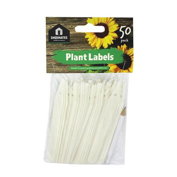 Kingfisher Plant Labels With Pencil 50pk - One Colour - 