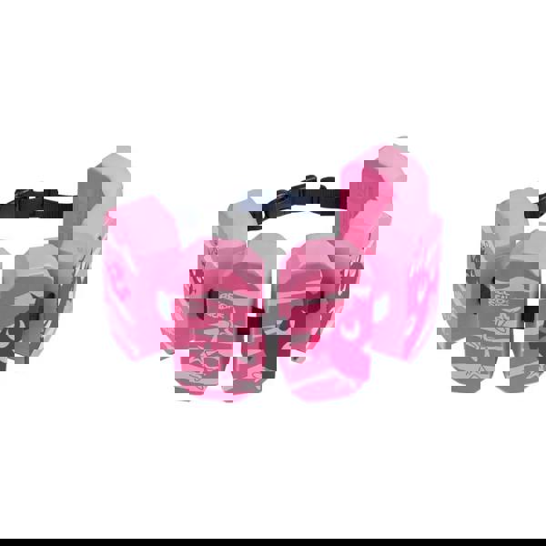 Pink BECO Sealife swimming belt with star wave designs