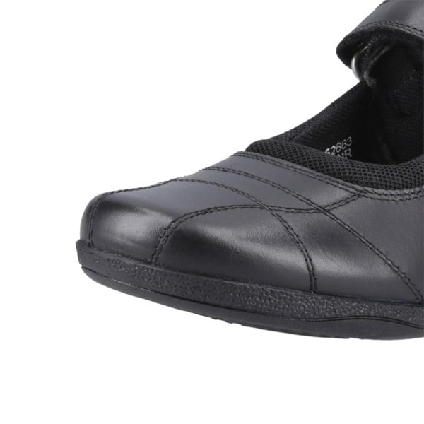 Hush Puppies Clara Senior Leather Girls's Black Shoes
