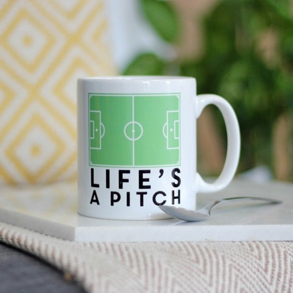 ThatsNiceThat Life's A Pitch Mug