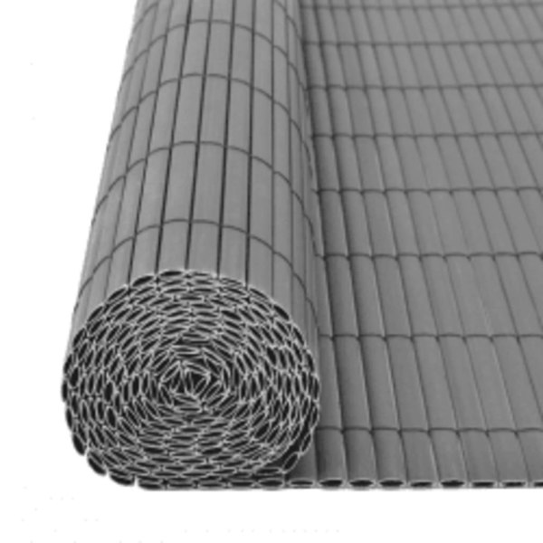 Berkfield Double-Sided Garden Fence 110x300 cm Grey