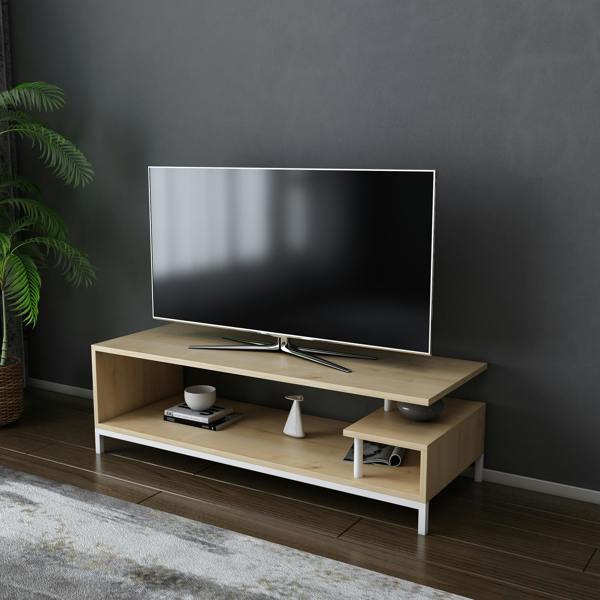 Decorotika Reilly Modern Tv Stand TV Cabinet for TV's up to 55"