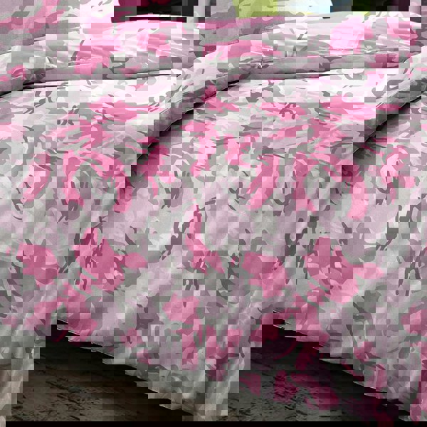Velosso Camouflage Printed Cotton Blend Duvet Cover and Pillowcase Set