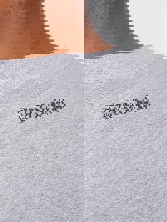 Crosshatch Pepperhill T-Shirt Light Grey Marl