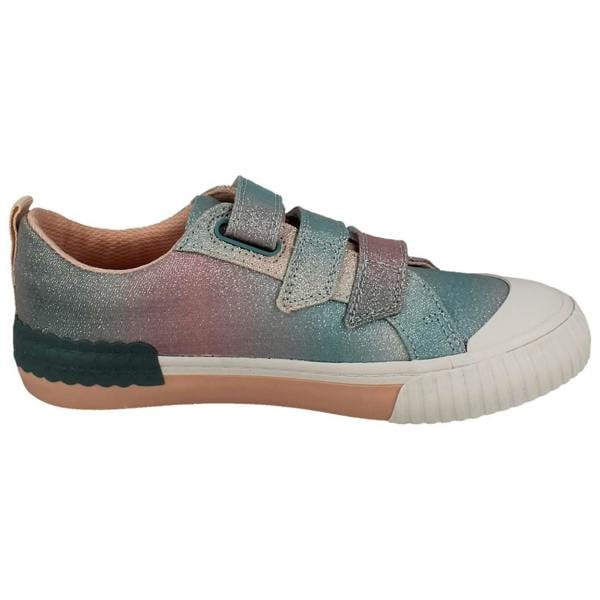 Clarks Girls Clarks Glittery Doodle Foxing Brill