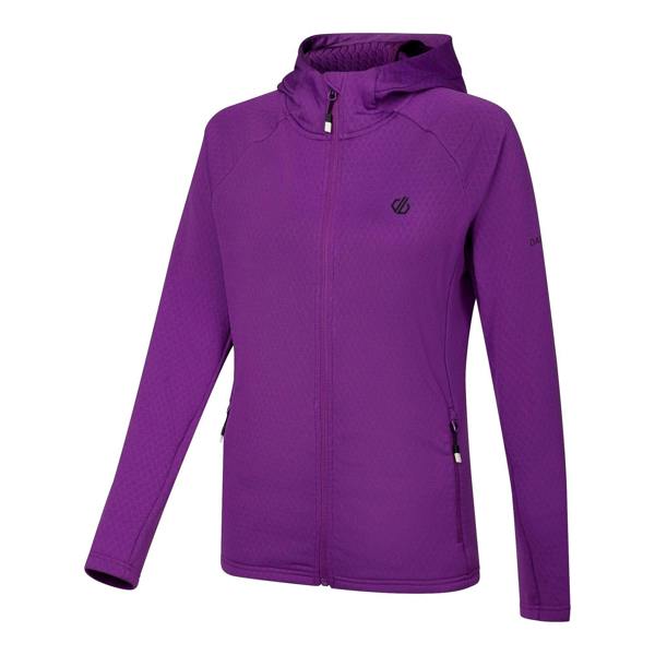 Dare 2B Womens/Ladies Ventura Stretch Hooded Midlayer - Amaranth - 