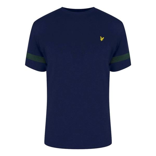 Lyle & Scott Tipped Navy Blue T-Shirt