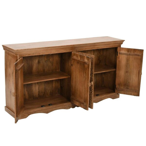 Wyld Haus Brighton Large Mango Wood Sideboard with 4 Doors