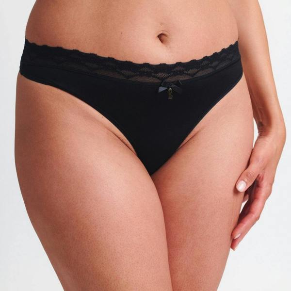 ELLE Multi Pack (5) Lace Waist Thongs