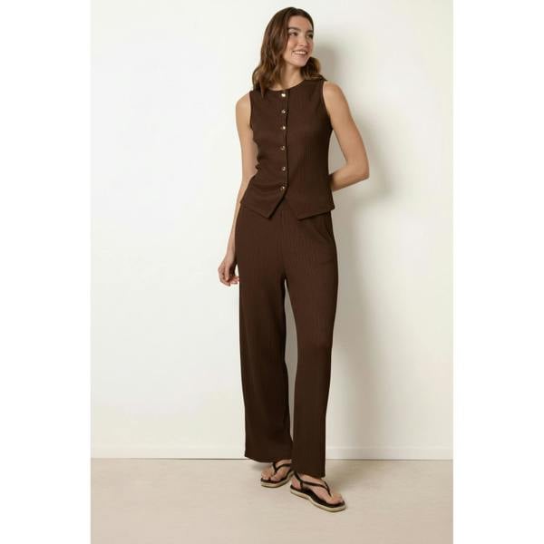 Blue Vanilla Wide Leg Trousers