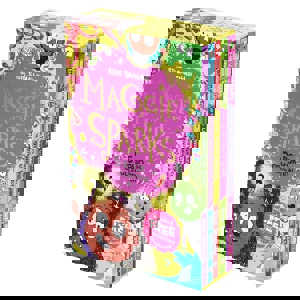 Maggie Sparks Series 5 Books Collection Set: A Witch and her Adventures with Aliens, Monsters, Slime and more by Steve Smallman (Free Audio Book)