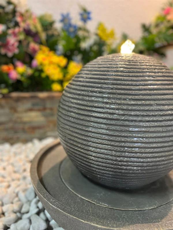 Tranquillity Water Features Radiant Sphere Modern Water Feature