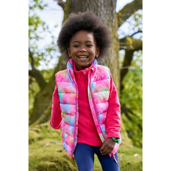 Mountain Warehouse Kids Rocko Butterfly Padded Gilet - Pink
