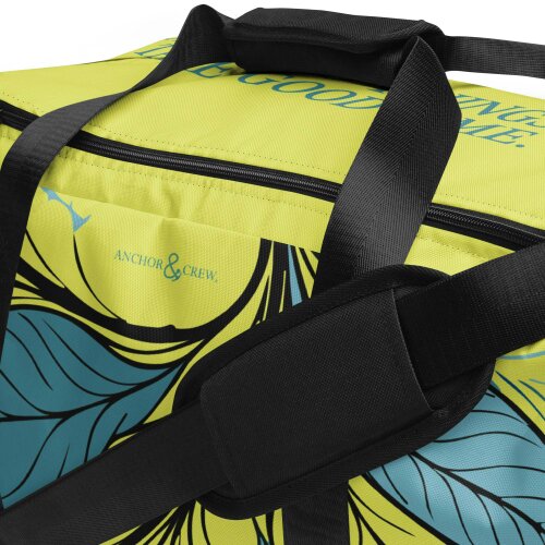 Anchor & Crew Exotic Leaves Pattern Weekender Duffle Bag