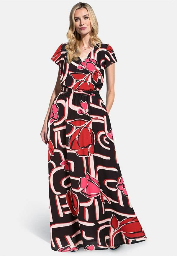 HotSquash Chiffon Maxi Dress