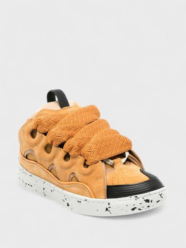 Lanvin Curb Oversized Sneakers Honey Orange - Supplied FashionLanvin
