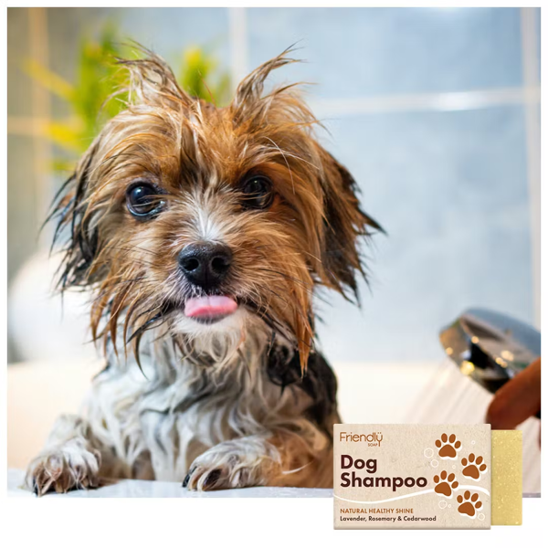 Friendly Soap - Dog Shampoo - Lavender, Rosemary, Cedarwood & Cocnut Oil - 4 X 95g