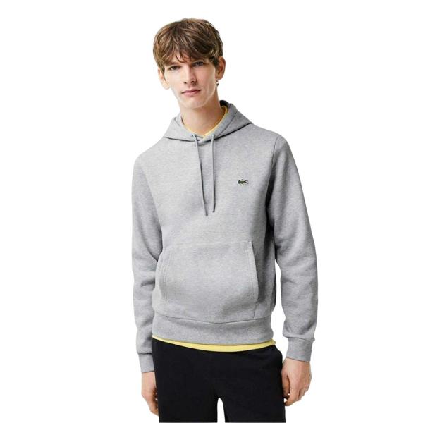 Lacoste Mens Basic Pullover Hoodie - Light - 