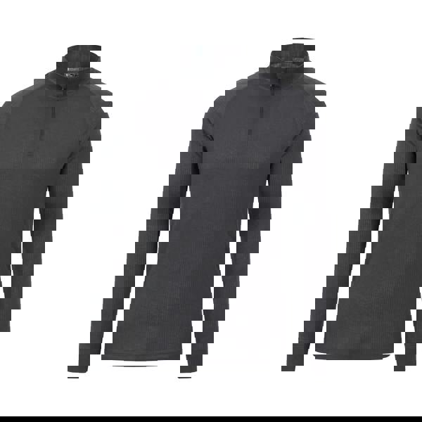 Mountain Warehouse Mens Talus Zip Neck Long-Sleeved Thermal Top - Charcoal