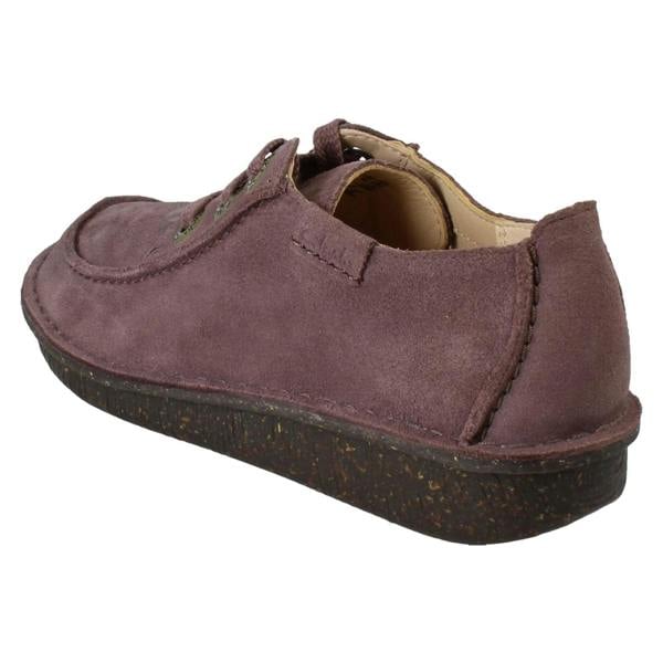 Clarks Ladies Clarks Comfortable Lace Up Flats Funny Dream