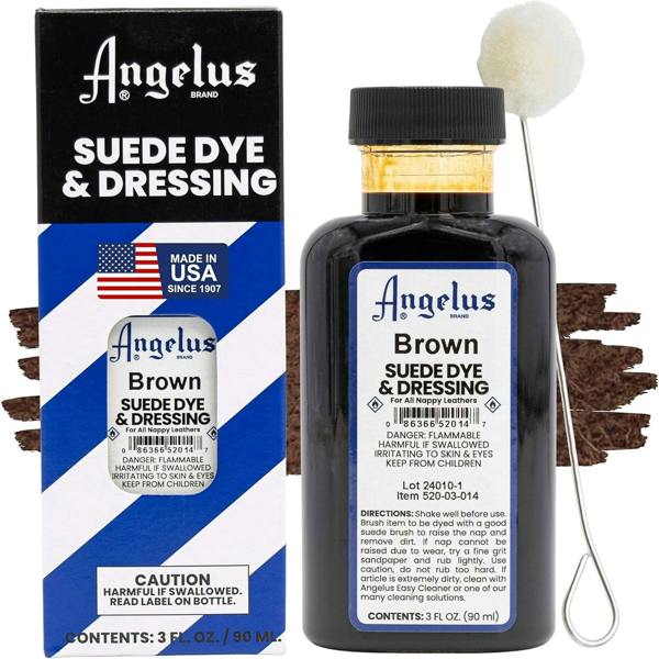 Angelus Suede Dye and Dressing - Restore and Protect Delicate Suede 3oz