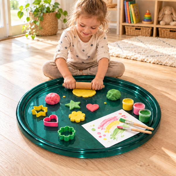 Large 70cm Round Plastic Tuff Tray Arts and Crafts base Activity Messy play