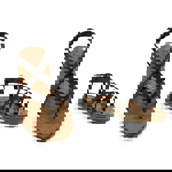 Blowfish Malibu Macarah B - Women's Black Strappy Buckle Sandals