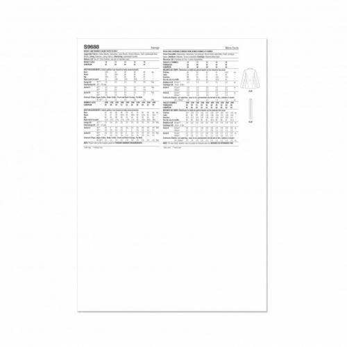 Simplicity Sewing Pattern 9688, Jackets, Belts for Women, M1 (10-12-14-16-18) - Intermediate