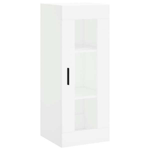 Berkfield Highboard White 34.5x34x180 cm Engineered Wood