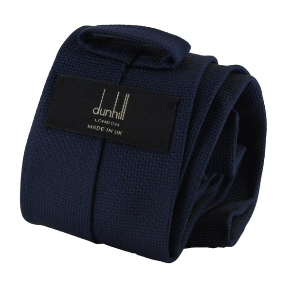 Dunhill textured woven silk tie