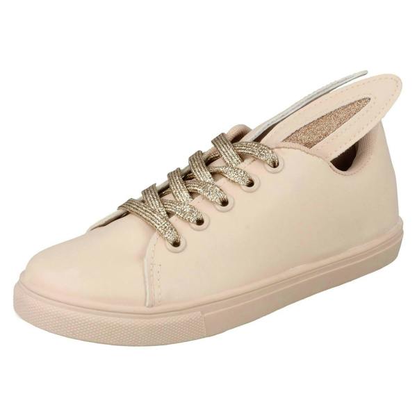 Spot On Girls Spot On Lace Up Bunny Ear Pumps