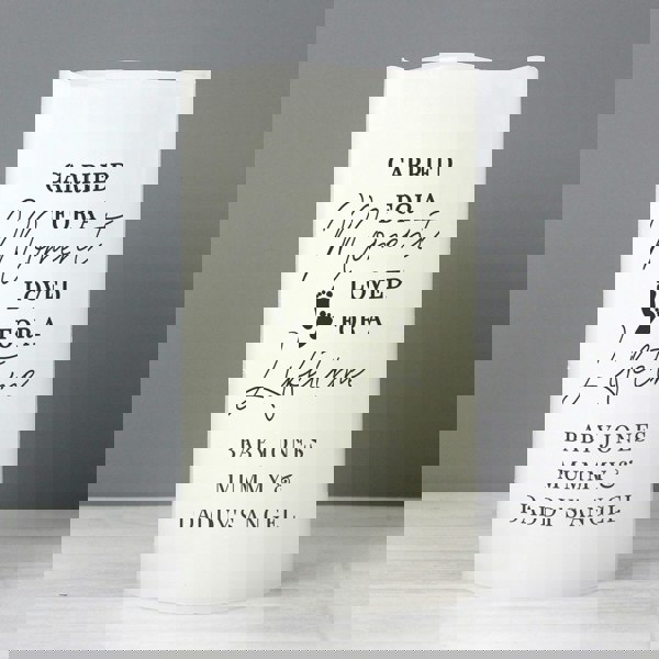 Personalised Memento Company Personalised Carried For A Moment Led Candle