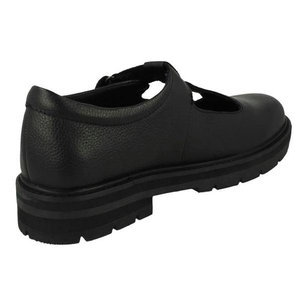 Clarks Girls Clarks Lightweight T-Bar School Shoes Prague Brill