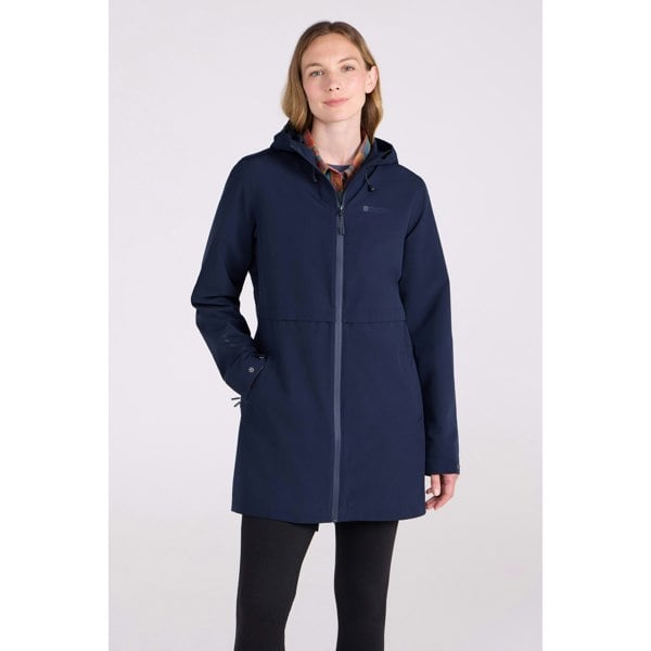 Mountain Warehouse Womens Hilltop II Waterproof Jacket - Navy