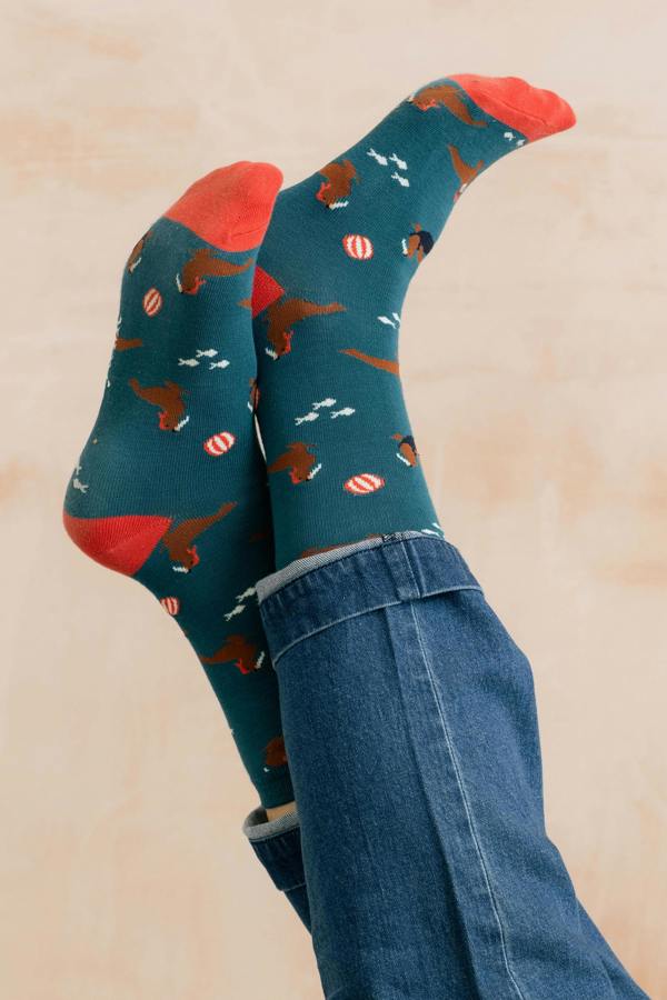 Lily & Me Wallace The Walrus Bamboo Ankle Socks