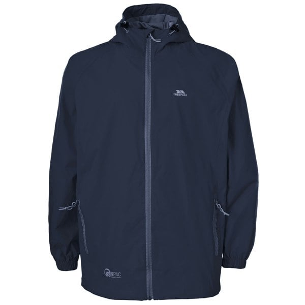 Trespass Unisex Adult Qikpac Waterproof Jacket - Navy