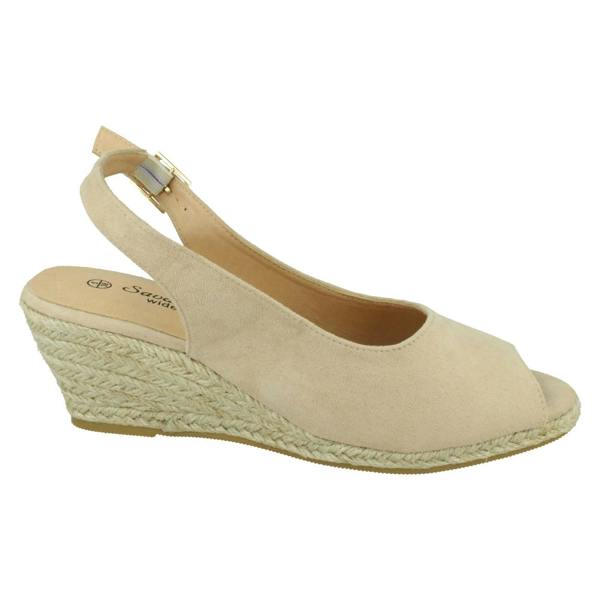Savannah Ladies Savannah Wide Fit Wedges F2295
