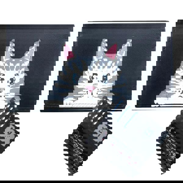 Mala Leather Vinny & Victor Cat Matinee Purse