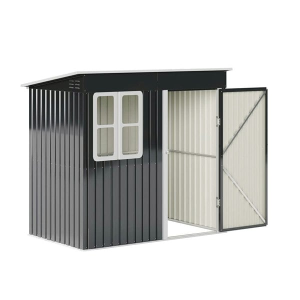 7X4FT/8.5X5.5FT Outdoor Metal Garden Storage Shed Living and Home 