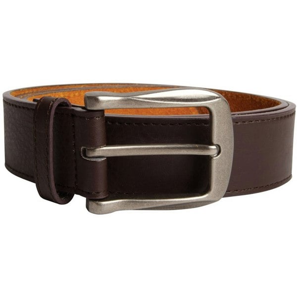 Duke Mens D555 Harrison Bonded Leather Waist Belt - Brown