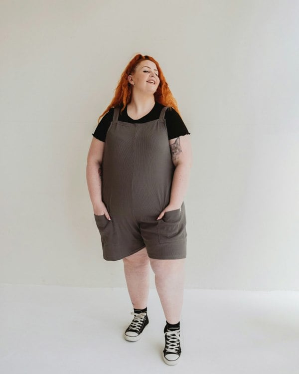 Betsy Midnight Grey Playsuit- image 8